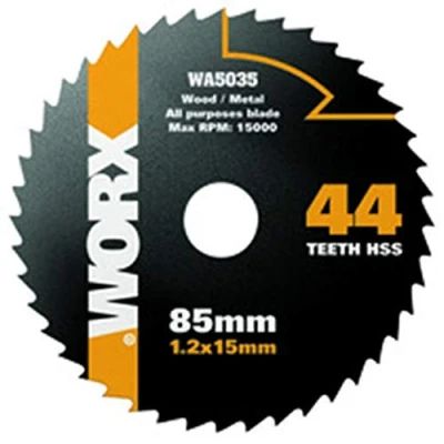 Image of WORX WA5035 85mm 44T HSS Blade