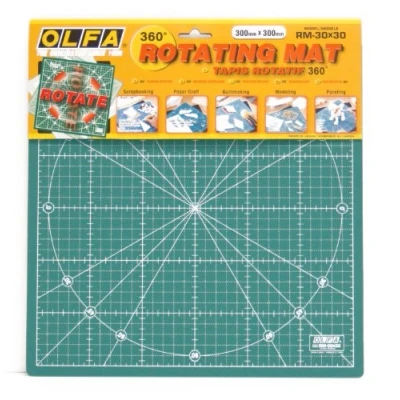 Image of Olfa 30 x CM 1 Piece Rotating Mat, Green