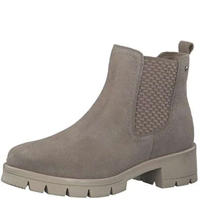 Image of Tamaris Comfort Women&#039;s 8 85412 29 348 Ankle Boot, Taupe Suede, 5 UK