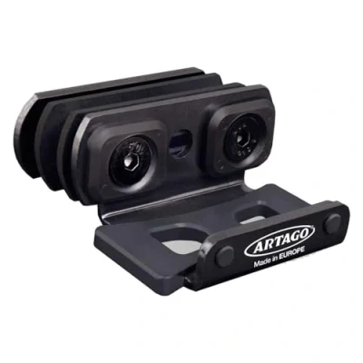 Image of Artago K400 Universal Bracket for Motorcycle Anti Theft 30X14 and 30X10, to fix Footrest V Bars