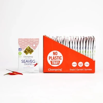 Image of Clearspring Organic Seaveg Crispies (20, Chilli)