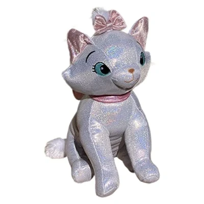 Image of Marie Plush Toy Disney 100th Anniversary The Aristocats Holographic Chrome with Sound 30cm