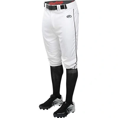 Image of Rawlings Men&#039;s Lnchkpp Pant, White/Black, Small