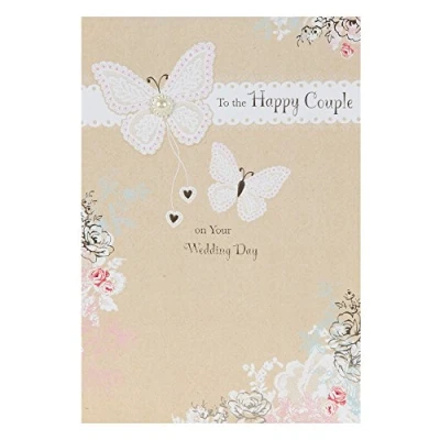 Image of Hallmark Wedding Card &#039;Happy Couple&#039; Medium