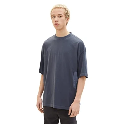 Image of TOM TAILOR Denim Men&#039;s T Shirt 1035598, 10668 Sky Captain Blue, S