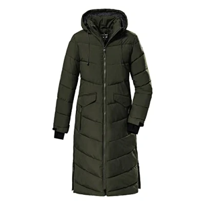 Image of Killtec Ladies Kow 62 Wmn Qltd Ct Winter Coat Down Look Hooded