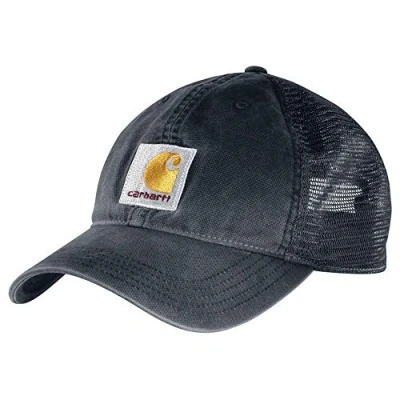 Image of Carhartt Unisex Canvas Mesh Back Cap, Black, OFA
