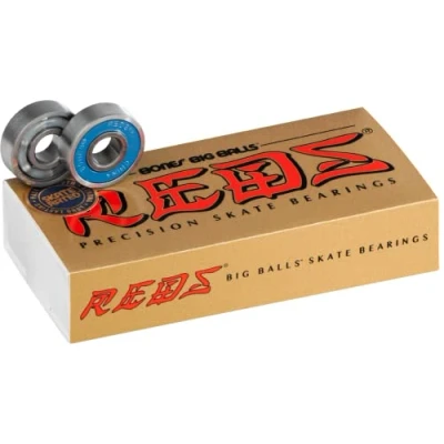 Image of Bones Big Balls Reds Skate Bearings 8mm 16 Pack
