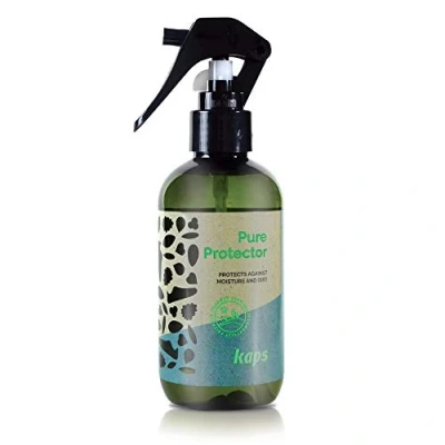 Image of Kaps Pure Protector Water Repellent Eco Friendly Solvent Free Shoe Spray All Footwear and Fabric in Handy 200ml Made Europe