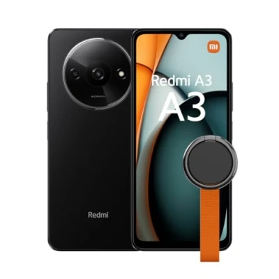 Image of Xiaomi Redmi A3 Midnight Black Smartphone 3+64GB,MediaTek Helio G36,5000mAh(typ) battery,AI dual camera system,Smooth 6.71“90 Hz Display（UK Version+2 Years Warranty）