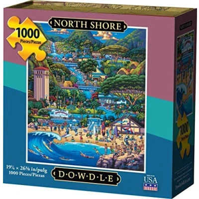Image of North Shore 1000 Piece Dowdle Folk Art Puzzle by
