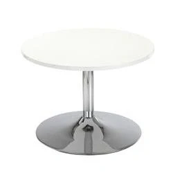 Image of Adagio Low Trumpet Base Table White CH2677WH