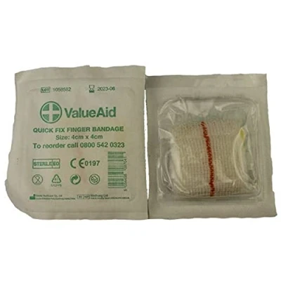 Image of Value Aid Quick Fix Finger Bandage Single