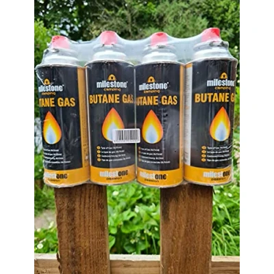 Image of Milestone 4 Pack Butane Gas Canisters