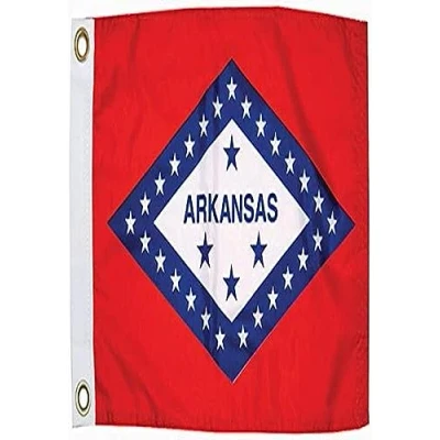 Image of TaylorMade 93091 12 x 18 inch Arkansas Flag