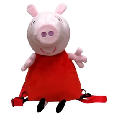 Image of CYPBRANDS Mc 102 pg Peppa Pig Backpack, Multi Coloured (Multi Coloured), 30x18x18 cm