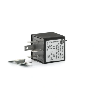 Image of 431953231, KDWHLO9250 Indicator Relay HELLA 4DM 003 360 021 12V Electronic 2+1(6)x21W+5 EPW with holder for trailer PEUGEOT: 306 Estate