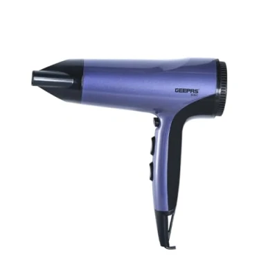 Image of Geepas Ionic Hair Dryer 1800W Hairdryer with Diffuser and Concentrator 3 Heating &amp; 2 Speed Settings, Cool Shot Button Fast Drying Blow Year Warranty