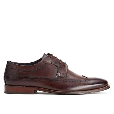 Image of Base London HAVISHAM Washed Brown Men&#039;s Brogue UK 12