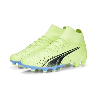 Image of Puma Unisex Ultra Pro FG/AG Football Boots Yellow Size UK 10