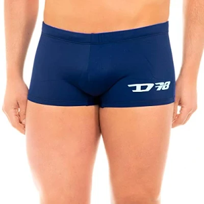 Image of Diesel Mens Boxer swimsuit with inner lining 00SMNR 0NAXK Blue Size Large
