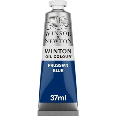 Image of Winsor &amp; Newton Winton Oil Colour Tube, 37 ml Prussian Blue,1414538