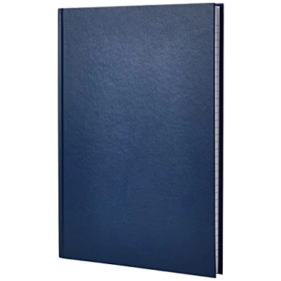 Image of Q Connect Feint Ruled Manuscript Book A4 96 Sheet Blue K00060