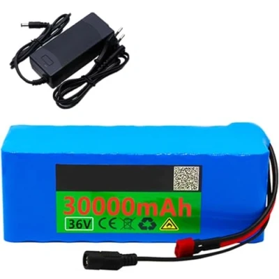 Image of BDBLFLTZ 36V 30Ah Battery Electric Bicycle 10S3P Ebike Lithium with Charger Scooter for 250W 1000W Motors XT60