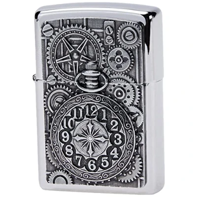 Image of Zippo Lighter, Chrome, Silver, Standard Size