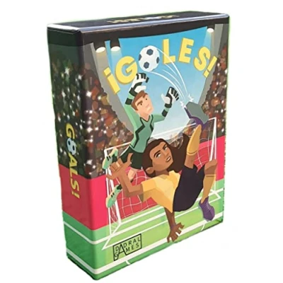 Image of Dadral Games ¡GOALS! Football Card Game For the whole family Adults and children from 6 years old 2 to players Multilingual, Multicolored, Cardboard
