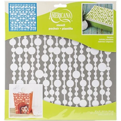 Image of Americana Decor Stencil x 12 inch Dangles