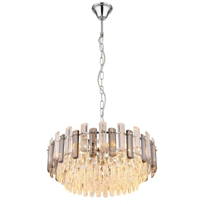 Image of Orgina Pendant Ceiling Light Chrome 12x E14