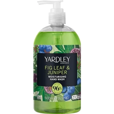 Image of Yardley Fig Leaf &amp; Juniper Milk Botanical Hand Wash 500ml