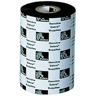 Image of Zebra 3200 Premium Wax/Resin 12 Schwarz 64 mm x 74 m Thermotransfer Farbband für R2844; Desktop GK420, GX420, GX430; G Series GC420, TLP 38XX