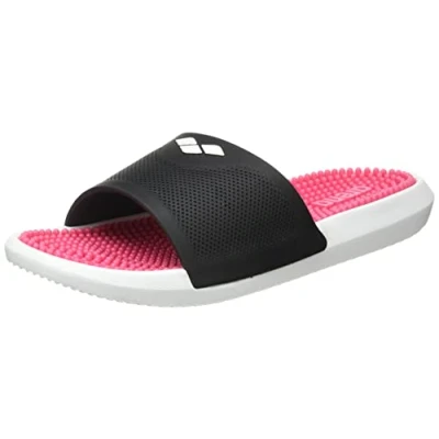 Image of Arena Unisex Marco Flip Flop, Black Pink White, 6 UK