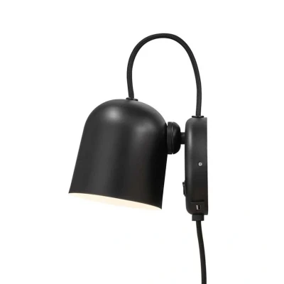 Image of DFTP by Nordlux Angle wall light, with toggle switch, black