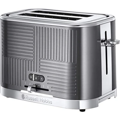 Image of Russell Hobbs Geo steel 2 slice(s) Stainless