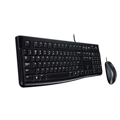 Image of Logitech K120 Wired Business Keyboard, QWERTY US International Layout Black