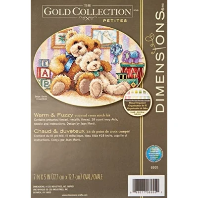 Image of DIMENSIONS 6955 Warm &amp; Fuzzy, Ivory