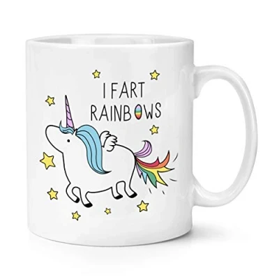 Image of Unicorn I Fart Rainbows 10oz Mug Cup