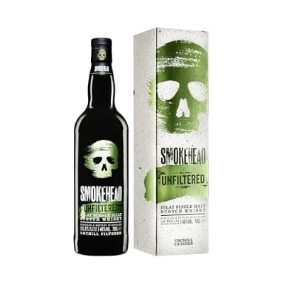 Image of Smokehead Unfiltered Islay Single Malt Scotch Whisky 70cl