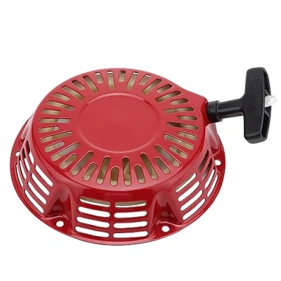 Image of WOOSTAR Recoil Pull Starter Replacement for GX240 GX270 177F 9HP 173F 8HP Engine Lawn Mower Red