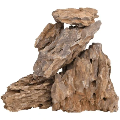 Image of vidaXL Mixed Colour Dragon Stones 10 kg Natural Aquarium Decorative Rocks, Suitable for Aquascaping and Garden Landscaping