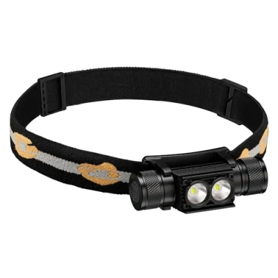 Image of weneasker Head Torch Rechargeable, H25S LED Headtorch Super Bright Headlamp 1200 Lumen with 7 Mode, IPX6 Waterproof Headlight for Working, Hiking, Fishing, Camping