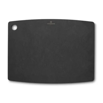 Image of Victorinox Cutting Board M (44.4 x 33 0.6), Chopping for Carving Meat or Vegetables, Dishwasher safe, Black