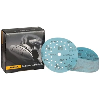 Image of Mirka Galaxy Epoxy Sandpaper 125 mm Hook &amp; loop Grit 600 for Sanding Resin, Wood, Epoxy, Rivertable / 50 Pcs Discs