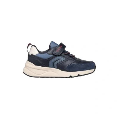 Image of Geox J ROONER BOY D Sneaker, 0.5 UK Blue