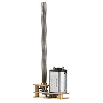 Image of DC6V/12V Gear Reduction Motor with Long Screw Thread Electronic for Car Model, Robot, Toys and DIY (12V 60RPM)
