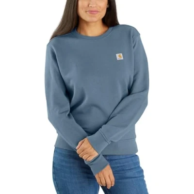 Image of Carhartt Women&#039;s Tencel Fiber Series Relaxed Fit Sweatshirt, Thundercloud, Medium