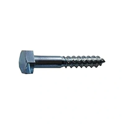 Image of Merriway BH02704 (50 Pcs) Coach Screw, M6 x 50mm (1/4 inch 2 inch) Zinc Plated Pack of 50 Pieces